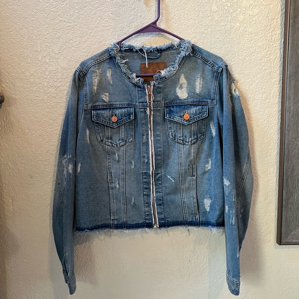 New Womens Jean Jacket